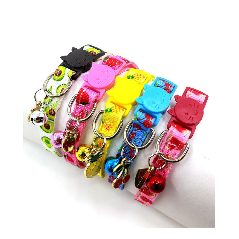 Pet Print Bell Cat Collar Strap - Pat Aegis - Image 2