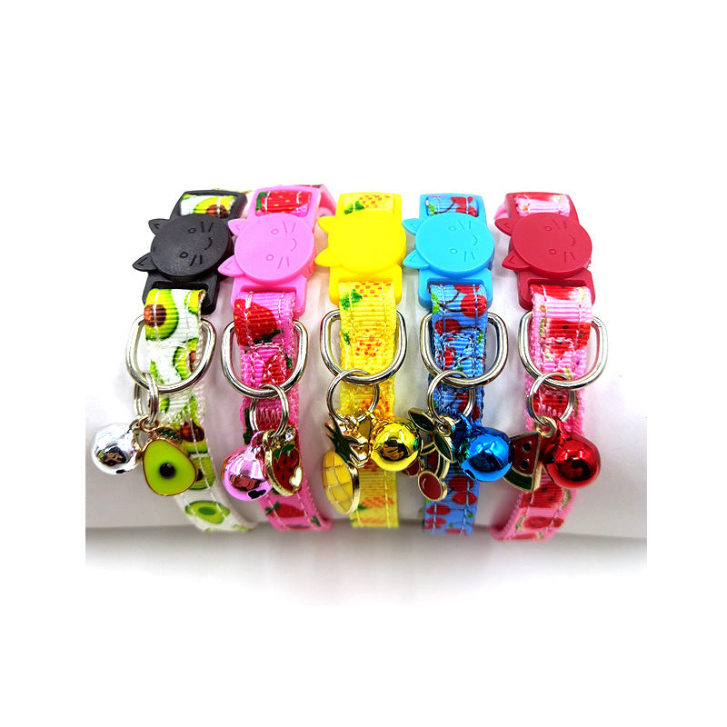 Pet Print Bell Cat Collar Strap - Pat Aegis - Image 3