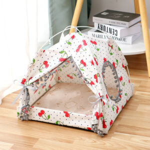 Alternative view of Cat Tent Cat House Enclosed Pet Bed