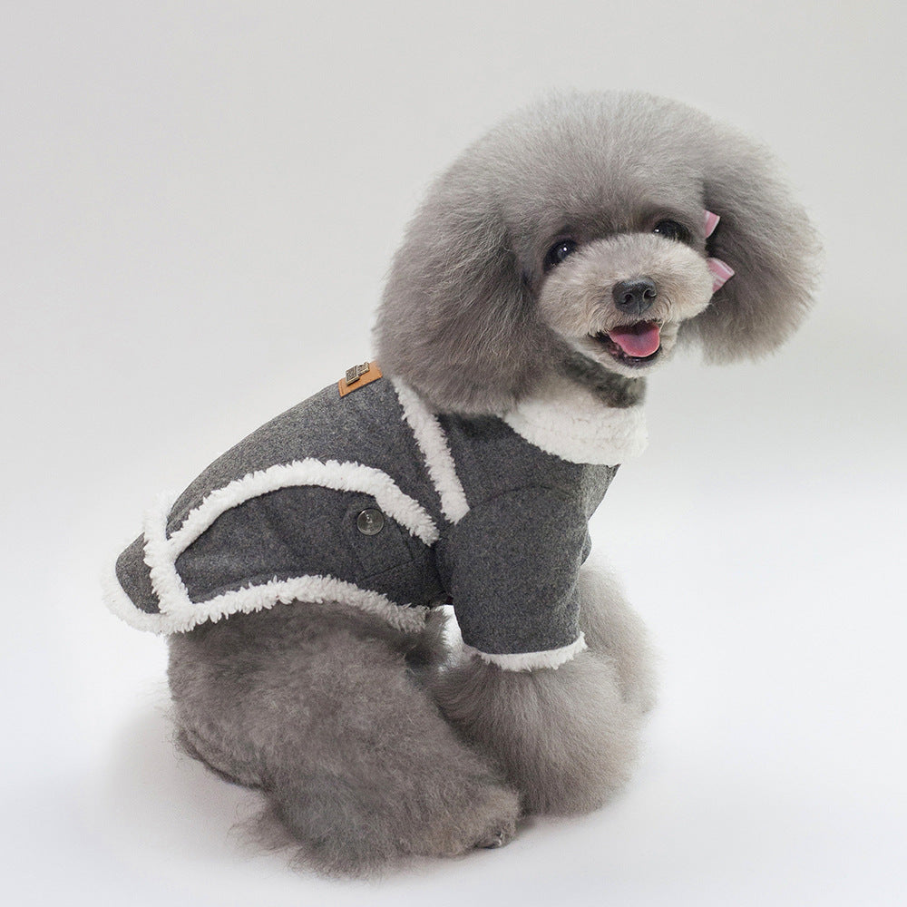Dog Clothes Winter Pet Dog French Bulldog Jacket - Thick Warm Dog Coat - Image 6