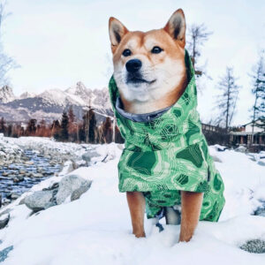 New Autumn And Winter Quilted Snow Warm Waterproof Large Dog Cotton Jacket Coat