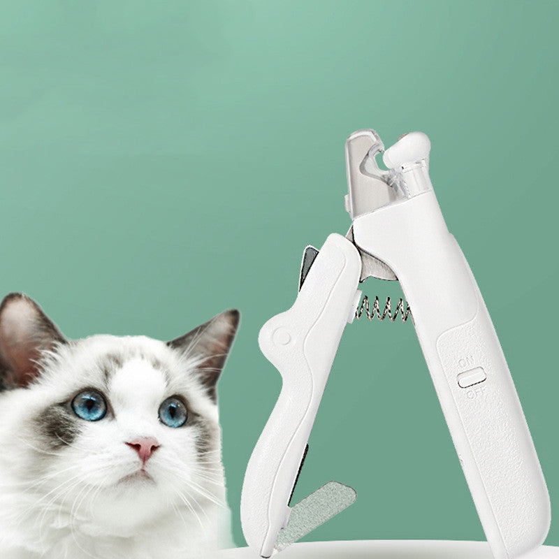 Pet Nail Clippers With LED Light - Dog & Cat Nail Scissors, Professional Trimmer Tool - Image 9
