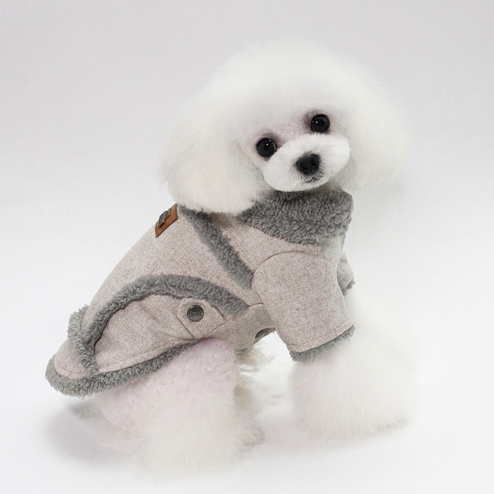 Dog Clothes Winter Pet Dog French Bulldog Jacket - Thick Warm Dog Coat - Image 7