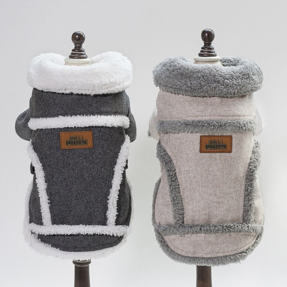Dog Clothes Winter Pet Dog French Bulldog Jacket - Thick Warm Dog Coat