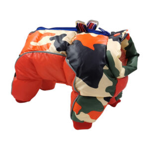 New Dog Clothes Autumn And Winter Pet Camouflage Coat - Waterproof, Cold-Proof, Four-Leg Cotton-Padded Coat