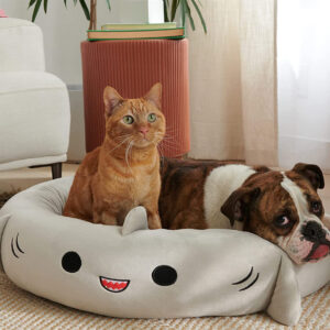 Super Soft Plush Bed Four Seasons Pet Pad - Light Grey